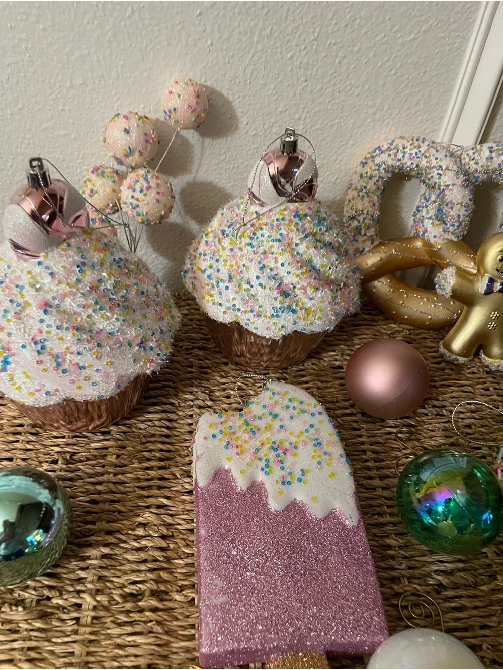 Cupcake Icecream Sweets Ornaments